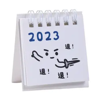 Офисный календарь, прекрасный мини-календарь на 2023 год, настольное украшение, 4 стиля декора календаря