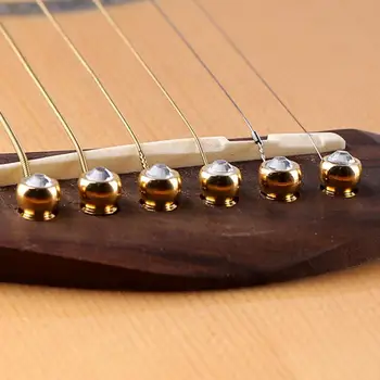 Переносной гвоздь для струн, фиксированный конус, Фиксированные Конусные мостовые штифты, универсальный мостовой штифт для гитары с улучшенным резонансом для гитары