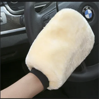 Перчатки для мойки автомобилей из искусственной шерсти, Водопоглощающие перчатки для полировки автомобилей, мягкие перчатки для мойки автомобилей, микроволокно для стекла, ПВХ, пластика, кожи
