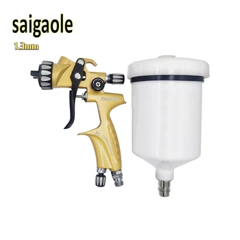 Пистолет-распылитель для покраски автомобилей Saigaole 1,3 мм Пневматический пистолет Инструменты для покраски мебели Ts2000 Ручной пистолет-распылитель кожи HVLP
