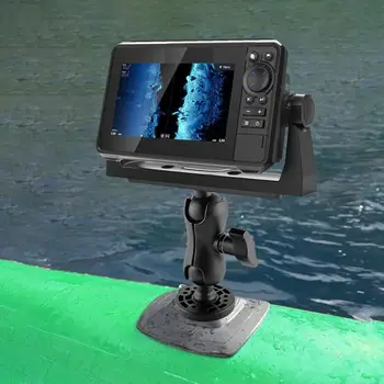 Поворотное шаровое крепление на 360 градусов, морской каяк, электронный эхолот, база для крепления эхолота, GPS-тарелка, вращающаяся лодка, поддержка GPSMAP