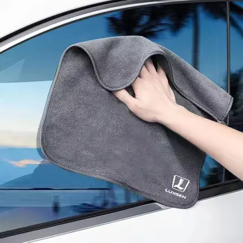 Полотенца из кораллового флиса, очень мягкая ткань для сушки автомойки, полотенце для автоматической детализации, Полировальная ткань для автоаксессуаров Luxgen U6 U7 5 7