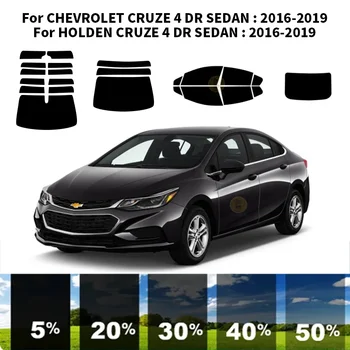 Предварительно Обработанная нанокерамика car UV Window Tint Kit Автомобильная Оконная Пленка Для CHEVROLET CRUZE 4 DR СЕДАН 2016-2019