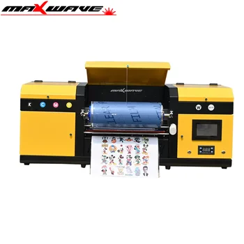 Принтер для печати пленки с переносом лака Double Eps I608 Head Sticker UV DTF Печатная машина