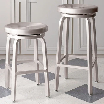 Промышленный барный стул Wind, домашний полубарный стул с высокими ножками, табурет из алюминиевого сплава, Устойчивая несущая мебель для ресторана