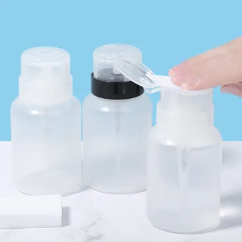 пустые пластиковые емкости для спиртовой жидкости для снятия лака объемом 200 мл, бутылка с дозатором для перекачки УФ-геля для ногтей