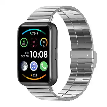 Ремешок для Huawei watch Fit 2 Аксессуары для смарт-часов, металлический браслет из нержавеющей стали, ремешок для часов Huawei Watch Fit на запястье