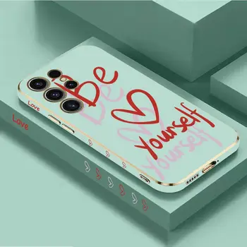Романтическая любовь Роскошный чехол для Samsung Galaxy S23 S22 S21 S10 S9 S8 Plus Note 20 ultra 10 Plus Cover
