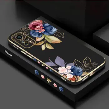 Роскошный Чехол Для Телефона с Ярким Розовым Покрытием Xiaomi Redmi Note 11 Pro Plus 12Pro Plus 11 11S 10 Pro 12 9S 8 Pro Cover