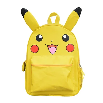 Рюкзак с покемонами, школьный ранец для мальчиков и девочек, рюкзак с Пикачу, рюкзак с аниме Покмоном, холщовый рюкзак для начальной школы для детей