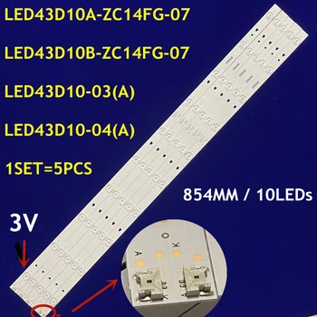 Светодиодная лента подсветки LED43D10A-ZC14FG-01 LED43D10B-ZC14FG-01 для LT-43M650 LT-43M450 LE43U6500U FD4351A-LU 43UK30G LC430DUY1