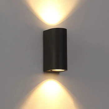 Светодиодный настенный светильник Открытый Водонепроницаемый IP65 Крыльцо Садовый Настенный светильник Прикроватное украшение для спальни Освещение Лампы Алюминий