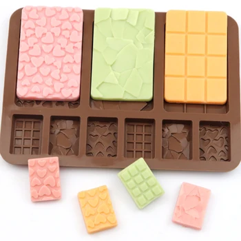 Силиконовая форма для шоколада с 9 полостями, формы для помадки, для тортов, Кубическая форма, Кухонные принадлежности для выпечки, легко снимается.