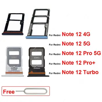 Слот для SIM-карты Micro Для Redmi Note 12 Pro 12 Pro Plus Turbo 4G 5G SD Card Reader Держатель Лотка Для Sim-карты Запасные Части