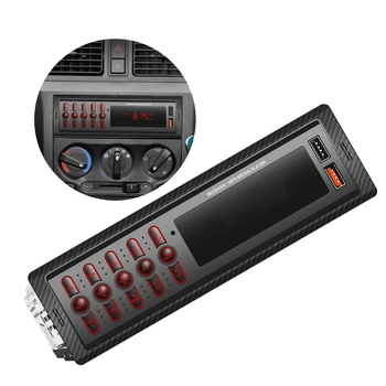 Совместимое с Bluetooth автомобильное радио, стерео FM-вход Aux, ЖК-приемник для громкой связи, прямая поставка