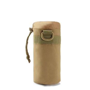 Тактическая сумка Molle через плечо с регулируемым шнурком Сумка для бутылки с водой для кемпинга и пешего туризма Сумка-держатель для бутылки с водой