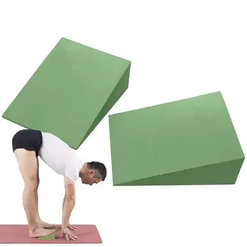 Танкетка для йоги Профессиональная поролоновая танкетка для упражнений Поролоновые эластичные наклонные доски для улучшения силы голени Подставка для ног