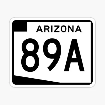 Трасса штата Аризона Sr 89A United Stat, 5 шт., автомобильные наклейки для мотоцикла, окна холодильника, Милые детские Бутылки с водой, аниме-декор