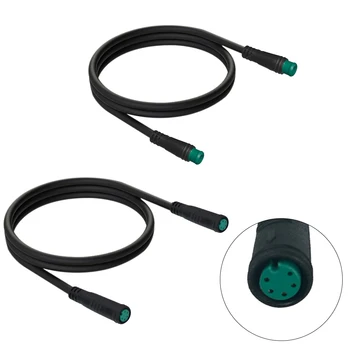 Удлинительный кабель для дисплея электрического велосипеда, 5-контактный штекерный разъем для Bafang BBS Motor EbikeAccessories