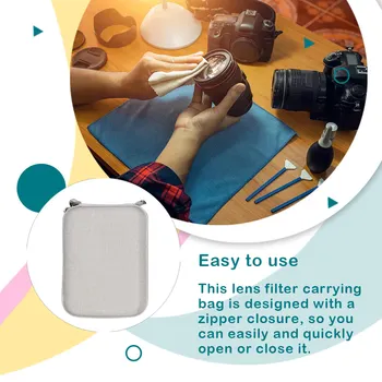 Универсальный 6-слотный фильтровальный мешок для объектива камеры, круглые фильтры, чехол для переноски
