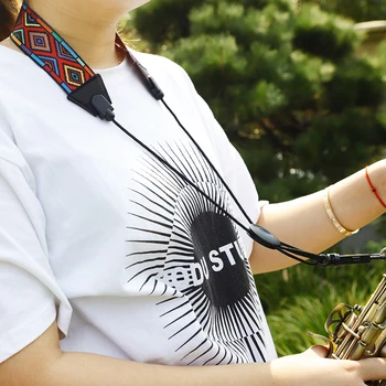 Универсальный шейный ремень для саксофона с застежкой-крючком Плечевой ремень для альт-Тенор-Сопрано для саксофона Аксессуары для деревянных духовых музыкальных инструментов