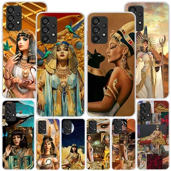 Фараон Древнего Египта Клеопатра Чехол Для телефона Samsung Galaxy A50 A51 A70 A71 A40 A41 A31 A30 A21S A20E A10 A11 A6 A7 A8 A9 Plus