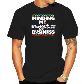 Футболка предпринимателя, занимающегося бизнесом, принадлежащим моим черным, Черно-синяя мужская футболка - W... Высококачественная футболка
