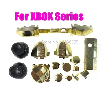 Хромированные кнопки полного набора LB RB LT RT Бамперные Триггеры D-pad ABXY Start Back Share Keys для Xbox Серии S X для контроллера Xbox s X