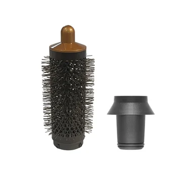 Цилиндрическая расческа и адаптер для стайлера Dyson Airwrap / сверхзвукового фена, Аксессуары для завивки волос, золотой и серый