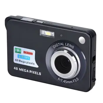 Цифровая камера с HD-дисплеем, видеокамера с защитой от встряхивания, 2,7-дюймовая мини-камера