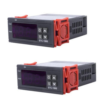 Цифровой регулятор температуры STC-1000 2X 220V Термостат + датчик-щуп