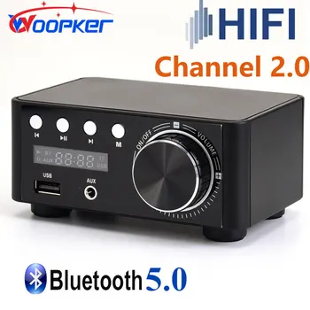Цифровой усилитель мощности Bluetooth Woopker 50Wx2 Hifi Класса D Mini Amp 2.0-канальный стереозвук Усилители звука