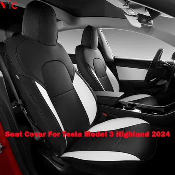 Чехол для сиденья, совместимый с Tesla Model 3 Highland 2024, чехол для автокресла, Защитные аксессуары для автокресла
