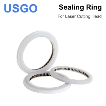 Шайба Уплотнительного кольца USGO Защитные Стекла для Raytools/Precitec/WSX/Bodor Настраиваемого Размера для Волоконной Лазерной головки 1064 нм