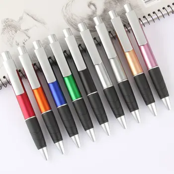 Шариковые ручки 30шт Пластиковые Подарочные ручки нажимного действия Шариковые ручки для школьного офиса