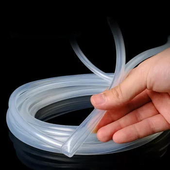 Шланг из силиконовой резины, устойчивый к высоким температурам, 1 метр, Капиллярная трубка, внутренний диаметр трубки 4-30 мм