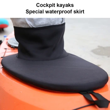 Юбка для каяка, водонепроницаемый распылительный люк, регулируемая защитная крышка, многоразовые юбки для спрейдека, гребля на водных видах спорта на открытом воздухе